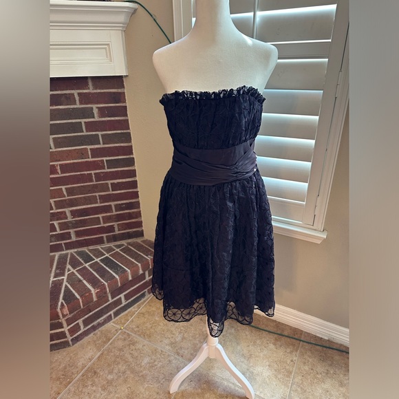 Betsey Johnson Dresses & Skirts - Vintage Betsey Johnson New York Purple Navy Fit & Flare Skater Party Dress 8